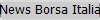 News Borsa Italia
